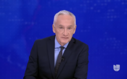 Jorge Ramos during final newscast on Univision